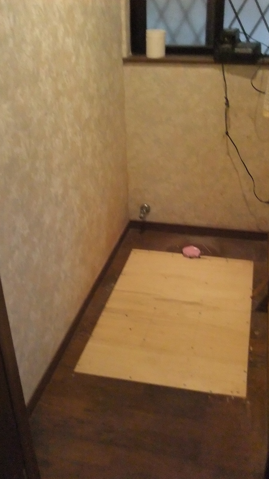 トイレ床撤去