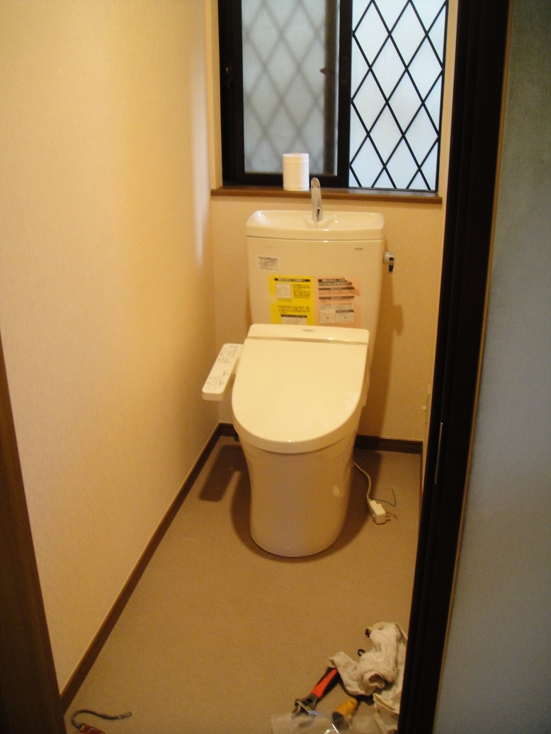 トイレリフォーム完了