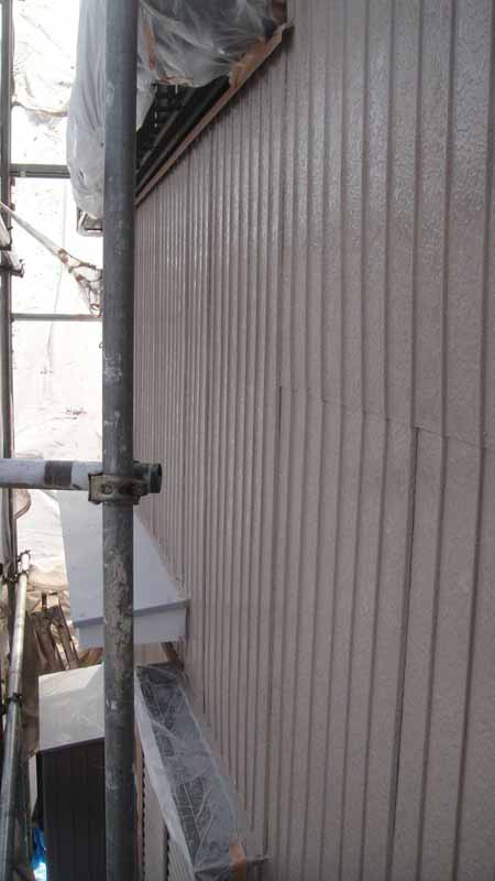 外装トップ仕上げ塗り