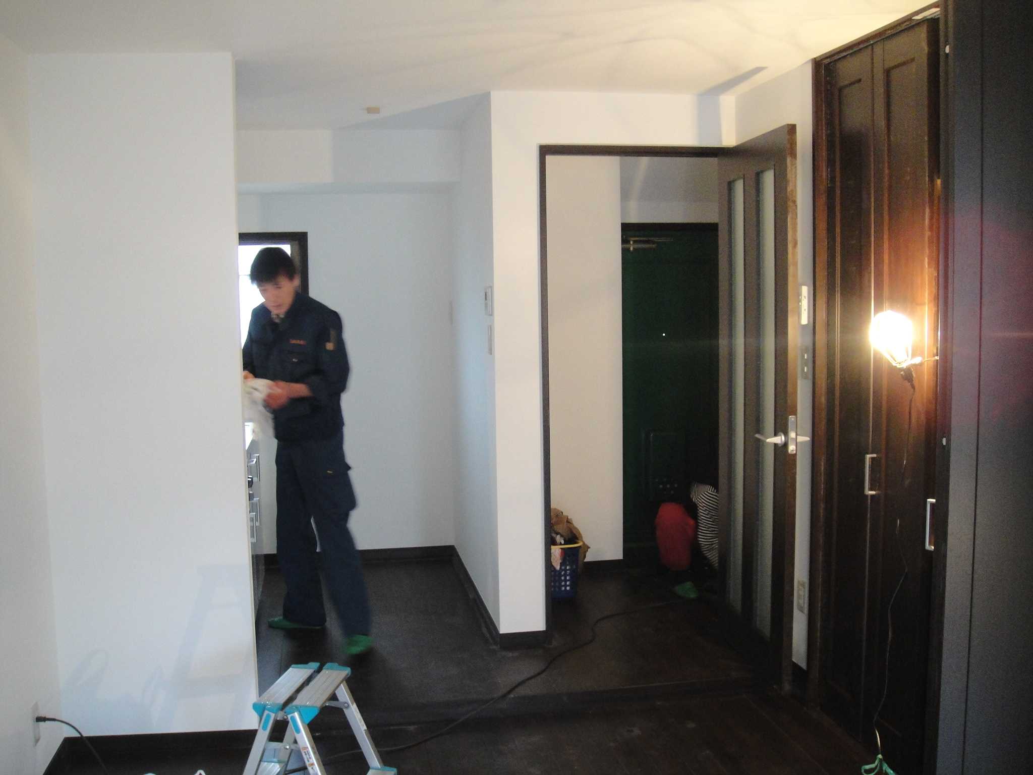 クリーニング作業