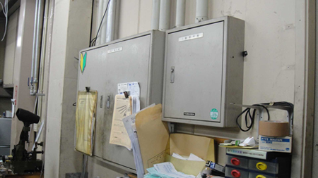 既存分電版取替え工事