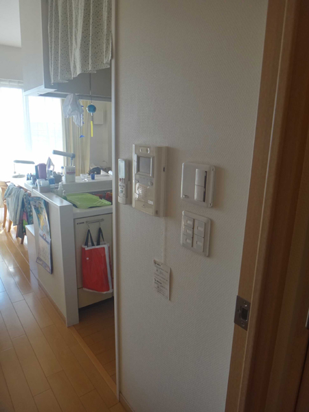 設置前