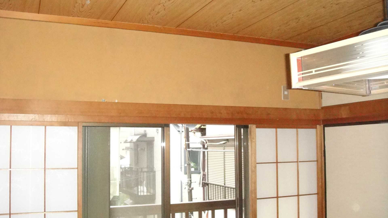 和室 壁リフォーム前