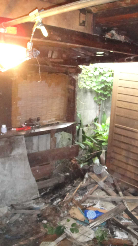 既存キッチン 解体