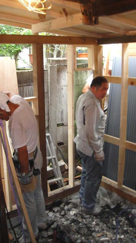 新規壁下地 製作中
