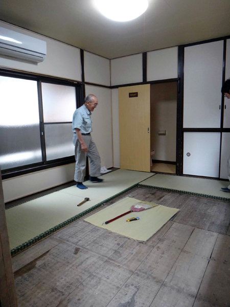 ヒビシール中