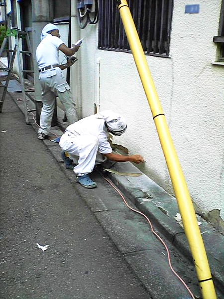 ヒビシール中