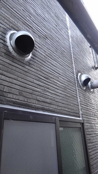 シール打ち換気口周り