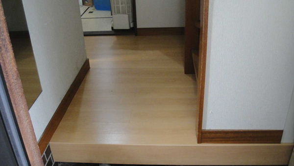 リフォーム後の玄関