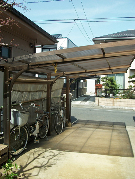 カーポートリフォーム前2