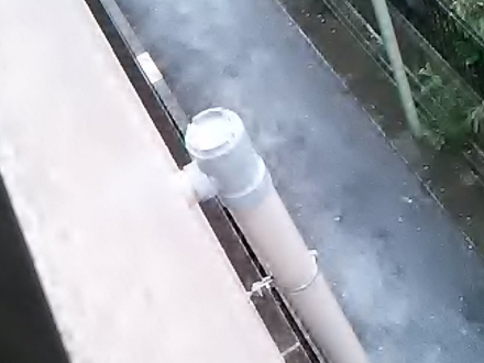 排水管の取替え完了2