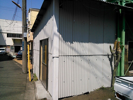 工場外壁 入口撤去 復旧 リフォーム