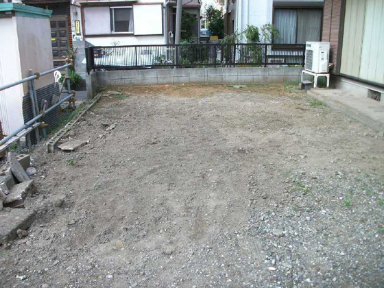 大田区:給排水管等 埋設物撤去、敷地調整