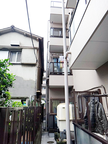 鉄骨3階建て住宅 雨漏り個所
