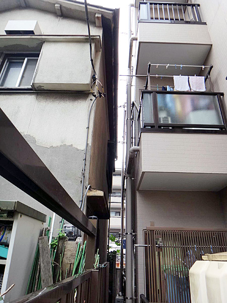 鉄骨3階建て住宅 雨漏り個所