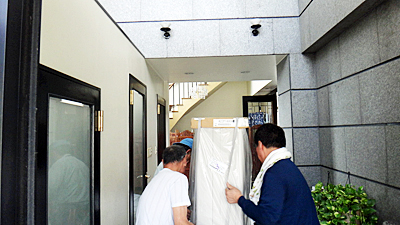 空調設備・大型室外機・移動