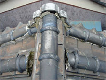 和風住宅 自然素材 住宅の鳥海工務店-東京 大田区:リフォーム前の屋根