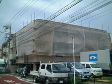 和風住宅 自然素材 住宅の鳥海工務店・ALC3階建てK様邸外装リフォーム施工前