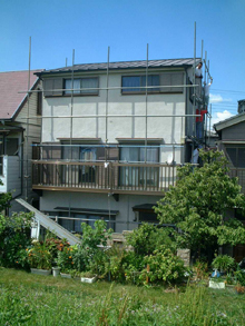 和風住宅 自然素材 住宅の鳥海工務店・大田区K様邸外装リフォーム施工前