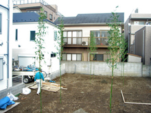 和風住宅 自然素材 住宅の鳥海工務店・２階建て住宅東京都Ｓ様邸・地鎮祭前の状況