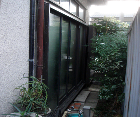 和風住宅 自然素材 住宅の鳥海工務店・玄関サッシュ・和室サッシュリフォーム:S様邸