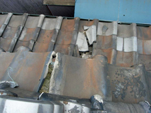 和風住宅 自然素材 住宅の鳥海工務店-東京 大田区:リフォーム前の屋根