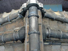 和風住宅 自然素材 住宅の鳥海工務店-東京 大田区:リフォーム中の屋根