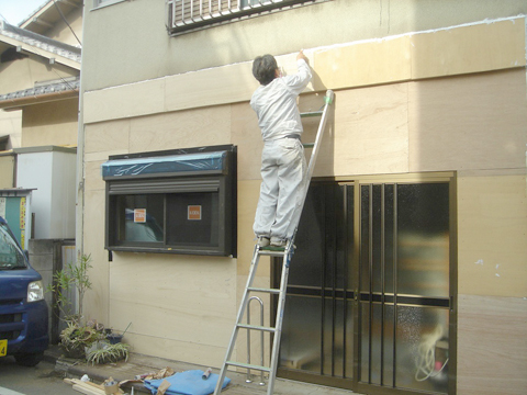 リフォーム中 外装