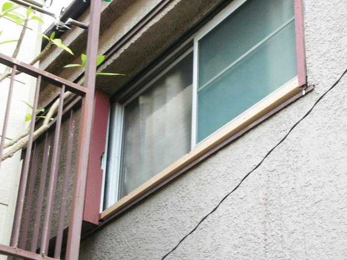 リフォーム後の雨戸敷居