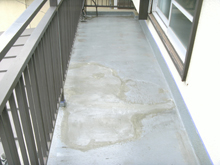 大田区でベランダの雨漏り修理防水リフォーム