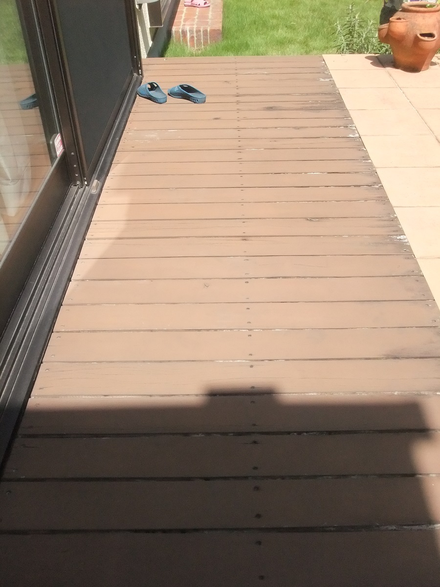 リフォーム前ウッドデッキ