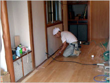 和風住宅 自然素材住宅の鳥海工務店：大田区Ｔ様邸和室リフォーム中