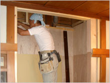 和風住宅 自然素材住宅の鳥海工務店：大田区Ｔ様邸和室リフォーム中