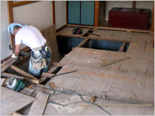 和風住宅 自然素材住宅の鳥海工務店：大田区Ｔ様邸和室リフォーム中