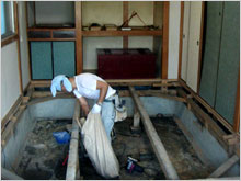 和風住宅 自然素材住宅の鳥海工務店：大田区Ｔ様邸和室リフォーム中