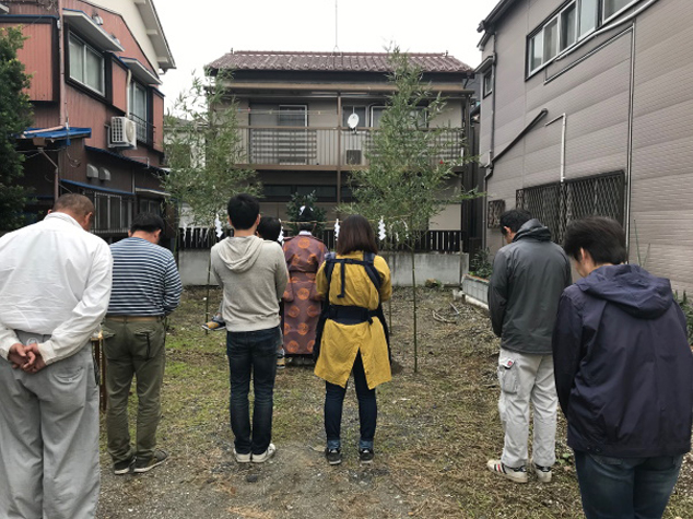 地鎮祭~基礎工事へ