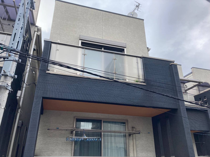 外から見たシャッター