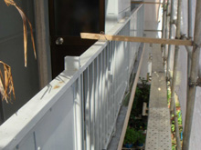 外装リフォーム:東京都大田区蒲田T様邸 ケレン 錆止め