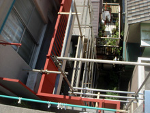 外装リフォーム:東京都大田区蒲田T様邸・ベランダ 錆止め塗装