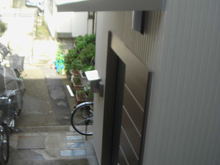 大田区S様邸玄関庇・ロールスクリーン工事・取り付け完了