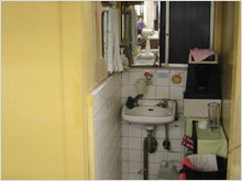 大田区・会社内装リフォーム工事・１階店舗手洗い場