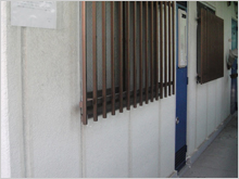 目地テープ養生