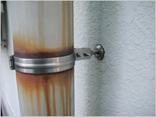 外壁塗装リフォーム・シール工事:バンドの アップ