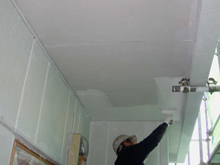 外壁塗装リフォーム・シール工事:大田区 天井ローラー塗装