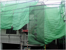 東面 シート養生