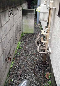 外構リフォーム前