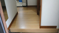 リフォーム後の玄関