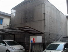 和風住宅 自然素材 住宅の鳥海工務店・2階建て住宅:大田区S様邸1Fの外観