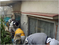 和風住宅 自然素材 住宅の鳥海工務店・2階建て住宅:大田区S様邸1Fの外観