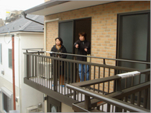 和風住宅 自然素材 住宅の鳥海工務店・２階建て住宅：大田区現場見学会の様子１